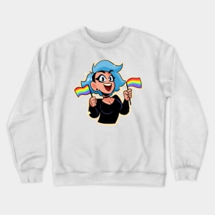 PeachFuzz Gay Pride Crewneck Sweatshirt